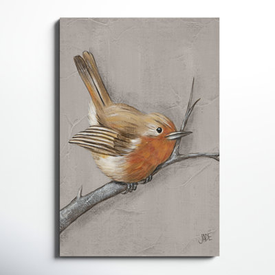 «Winter Bird II», peinture sur toile
