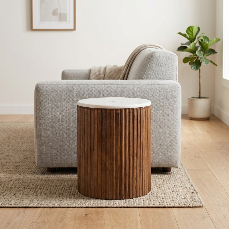 Merriam End Table, Brown