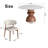2-Piece Breakfast Nook Dining Table Set 47" Glossy White-970378935-970378931-962495240