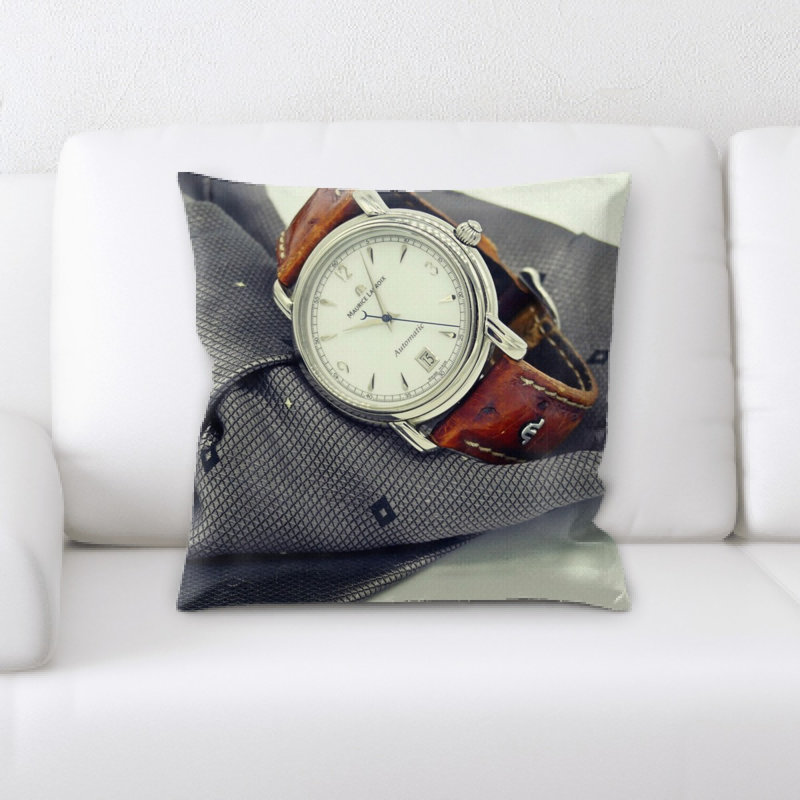 Coussin décoratif à montre-poignet