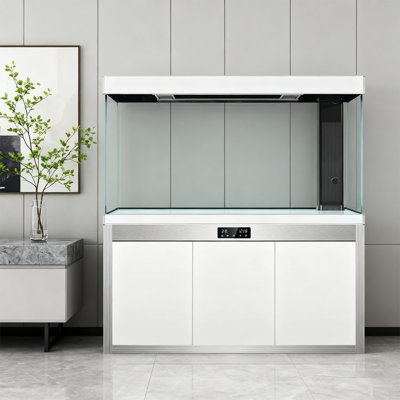 Aquarium moderne en verre ultra-transparent et minimaliste
