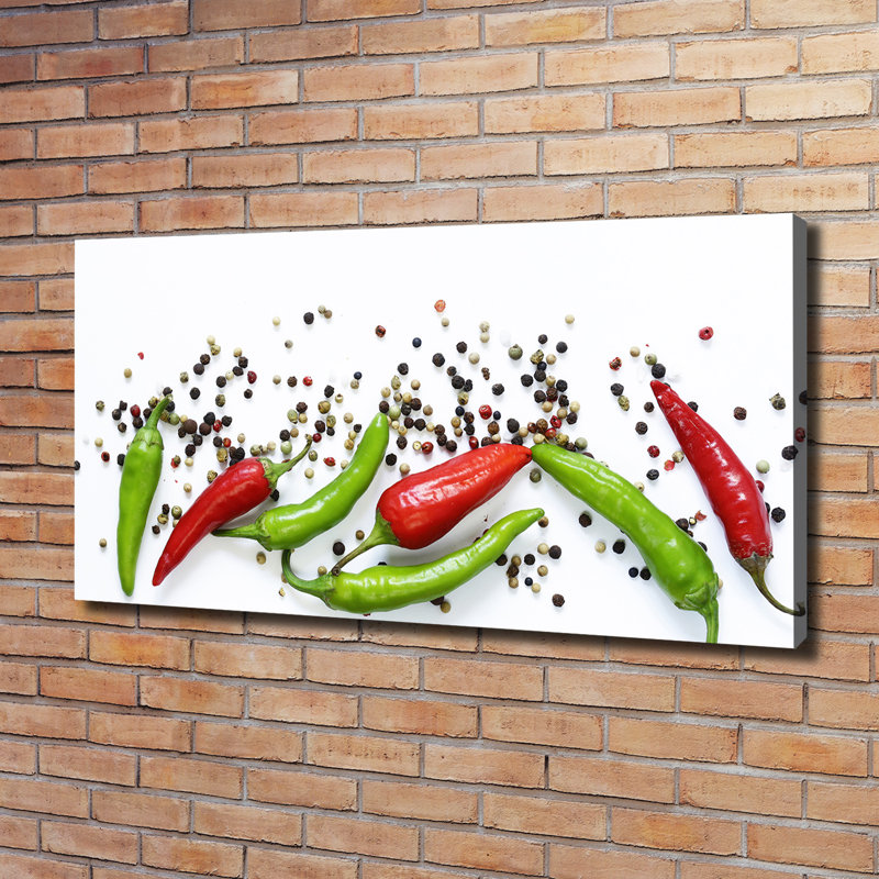 Chilli Peppers - Wrapped Canvas Print