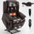 Dual Motor Infinite Position Up to 350 LBS Electric Medium size Genuine Leather-1429984712