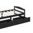 A Twin-Sized Platform Bed Featuring Two Built-In Drawers-1907338545