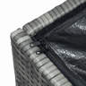 thumbnail image 2 of Teamson Home 154-Gallon Wicker Patio Storage Chest With Waterproof Liner - Gray, Outdoor Furniture Organizer 2 of 12