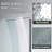 56"-60"W x 70"H Frameless Sliding Shower Door with Soft-Close System, 8mm SGCC Tempered Glass, Brushed Nickel-130670199
