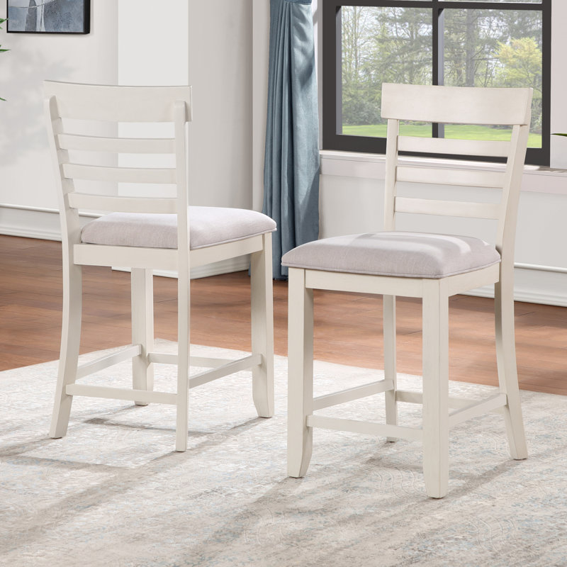 Knauss Hyland Extendable Counter-Height Dining Set, 7 Pieces: Table, 6 Chairs
