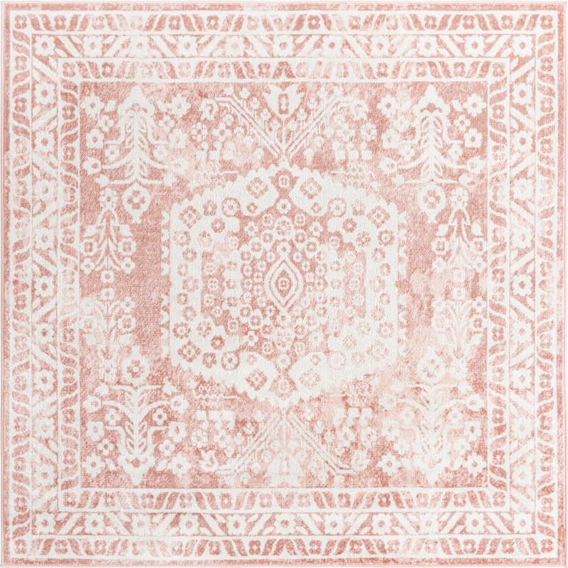 Micsunel Abstract Indoor Rug, Square 6'