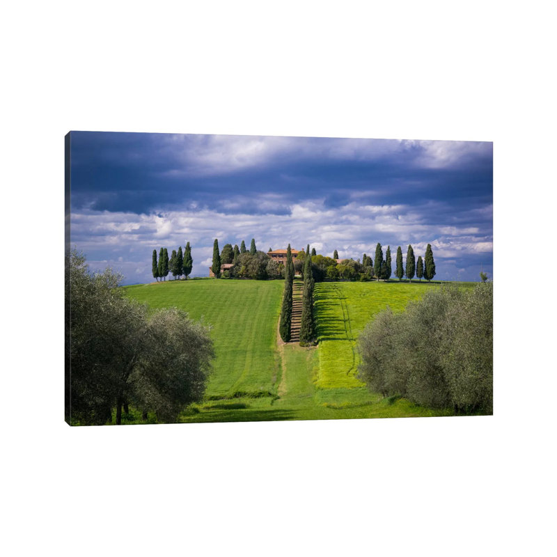 The Way Home, Tuscany, Italy by Jim Nilsen - Wrapped Canvas Gallery-Wrapped Canvas Giclée, 20.32 cm H x 30.48 cm W