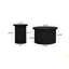 Ensemble de 2 tables basses, tables d'appoint rondes et tables d'appoint modernes-1351406722