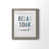 Cadre en papier gris