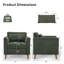 Chaise d'appoint rembourrée avec coussin Carlaya-407204197