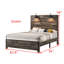 Ensemble de chambre à coucher avec lit plateforme 3-2 Eschol Eschol-391249331-391249294
