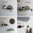 Metal Rectangle Utensil Storage Set