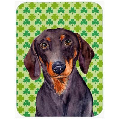 Planche à découper en verre à caroline st. patrick teckel st. patrick Shamrock Lucky Irish