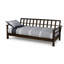 Lit de jour Pendleton à cadre en bois avec matelas et coussins de dossier-803791999