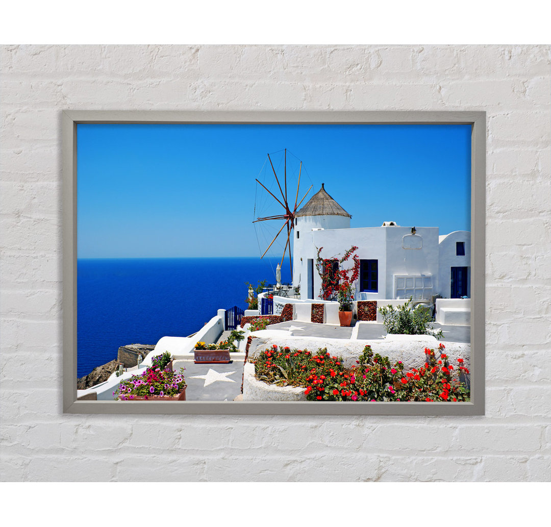 The Magic Of Santorini - Einzelner Bilderrahmen Kunstdrucke auf Leinwand