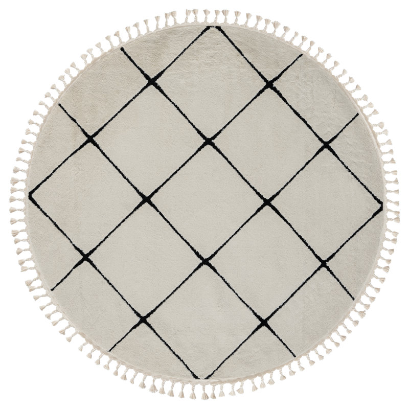 Illumina Tapis white Rug, Round 190cm