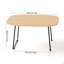 Table basse ronde pour chambre à coucher