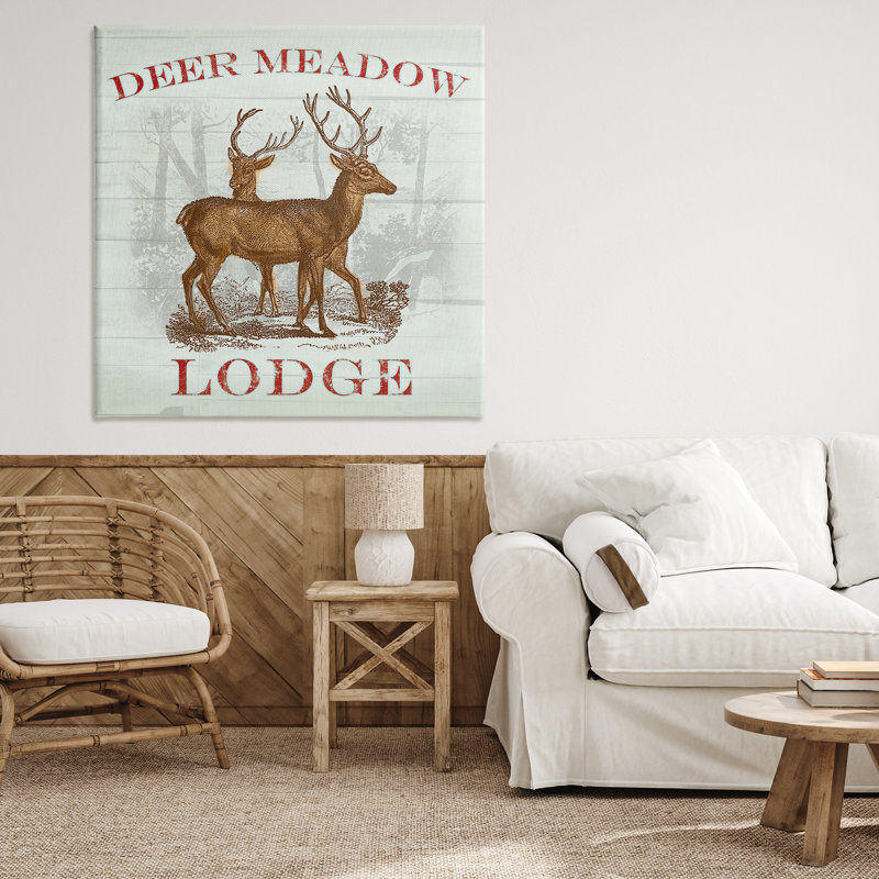 Deer Meadow Lodge, conception de Lula Bijoux & co., 36" H x 36" W