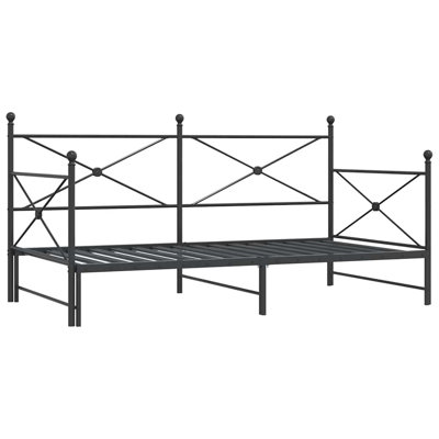 Daybed With Trundle Steel Expandable by Alcott Hill