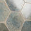 Kalay 9" Hexagon Polished Porcelain Tile-189182013