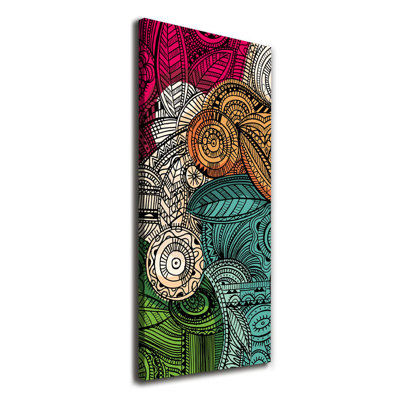 Abstract Feathers - Wrapped Canvas Print