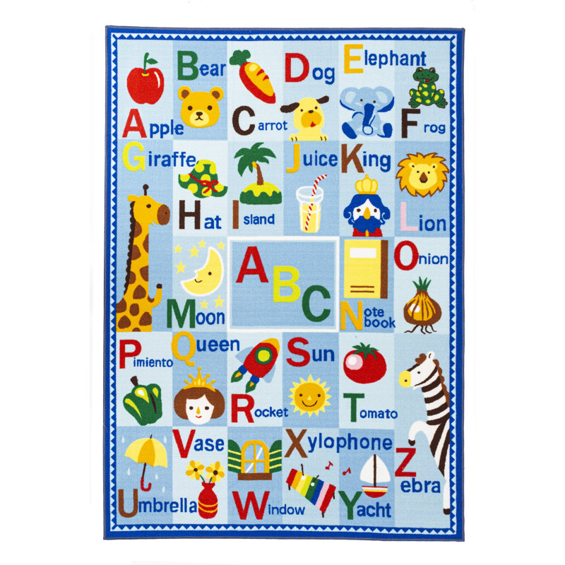Tapis bleu Swanville, Rectangle 8 pi x 10 pi