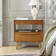 Nawaal 2 - Drawer Nightstand with Integrated Charging Station and Pull-Out Tray