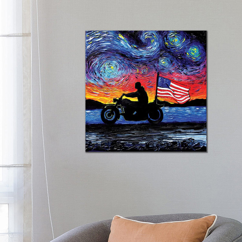 Easy Rider by Aja Trier - Wrapped Canvas Print, 66.04 cm H x 66.04 cm W x 3.175 cm D