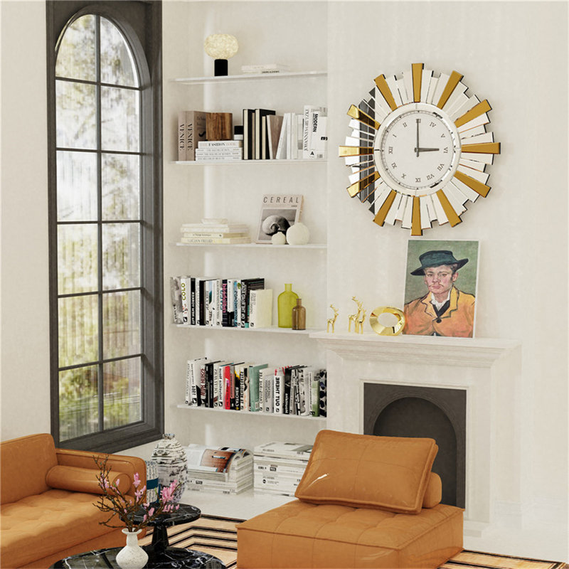 Toulonne Glass Wall Clock