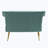 Fabric 45.97'' Reception Loveseat