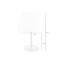 Lampe de table élégante avec pied en métal, rose et argent, 14,6 po x 8,7 po | Capuchon en polypropylène (6,7 po de diamètre supérieur, 8,7 po de diamètre inférieur) | Interrupteur marche / arrêt, câble 59,1 po | Certifié CE, douille E27 (60 W maximum) - parfaite pour la décoration intérieure-1423980749-1522339718