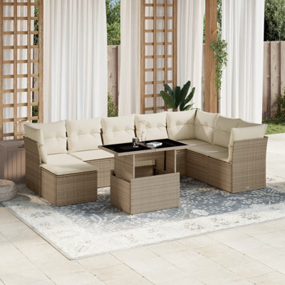 Ensemble de canapé de jardin Vidaxl