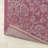 Delcine Bohemian Textured Weave Floral Fuchsia/Light Gray Indoor/Outdoor Rug-687384281
