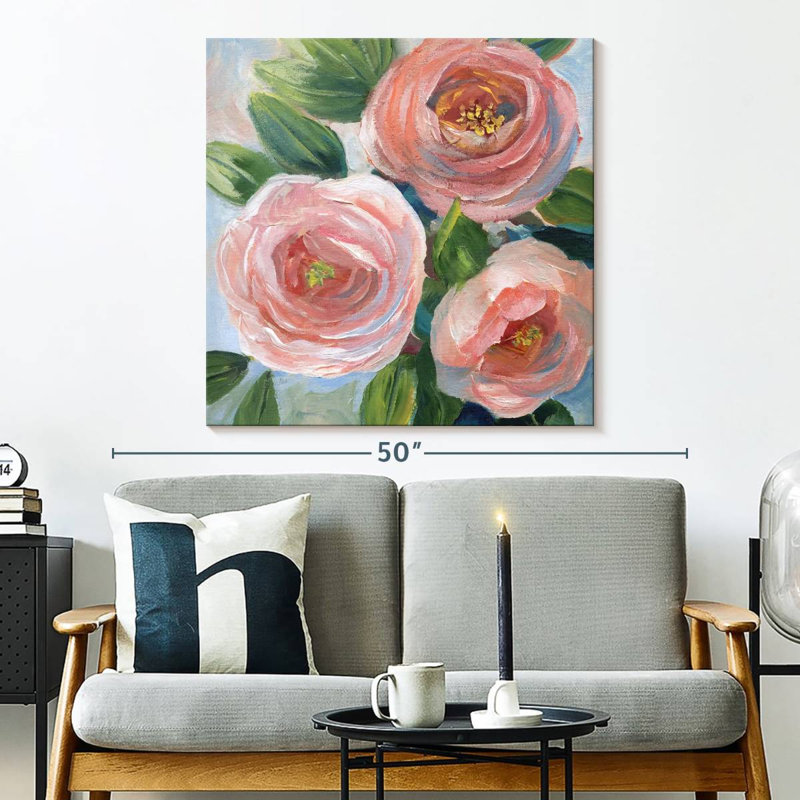 Bouquet Harnek pêche douce, H 33 po x l 33 po