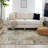 Attlee Grey Modern Abstract Geometric Area Rug-918859590