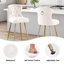 Maghull Upholstered Counter Stool with Metal Frame-71939499