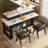 American-style Simple Solid Wood Dining Table