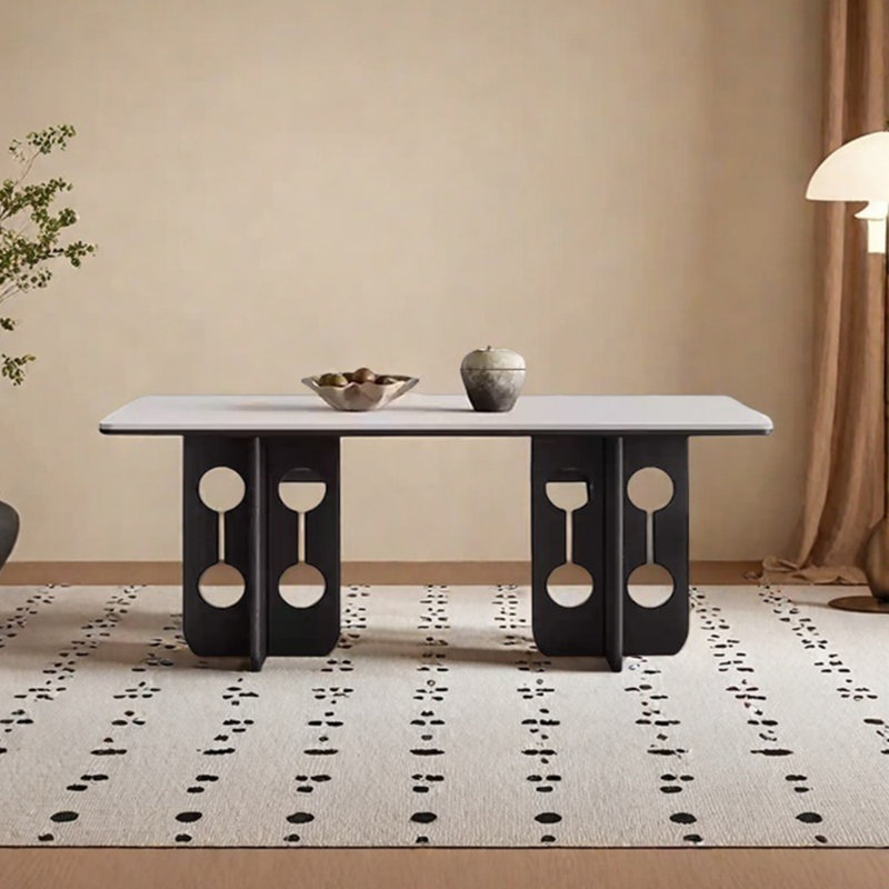 High-end sintered stone dining table, 29.53”H x 78.74”L x 35.43”W