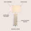 Lampe de table 31 po Courtenay