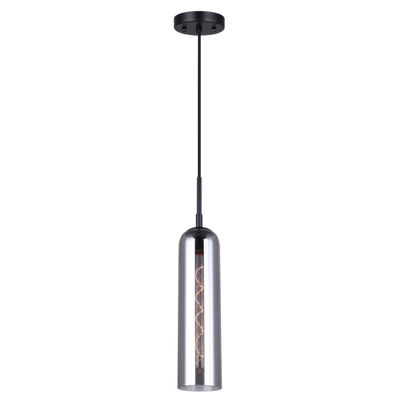 Ebyn 1 - Light Cylinder Pendant, Black