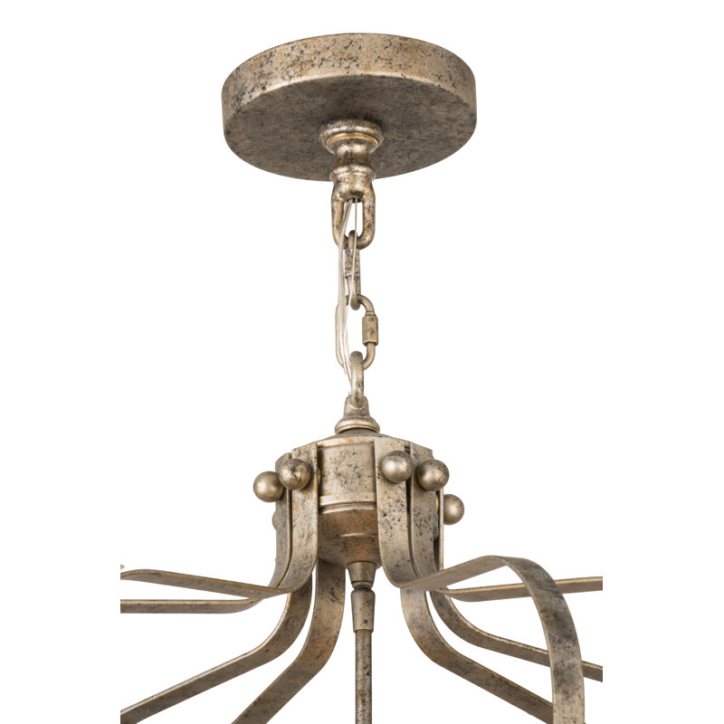 4 - Light Glass Chandelier