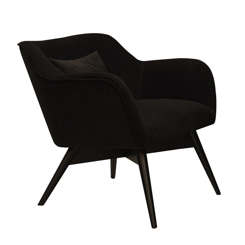 Pepi Upholstered Armchair, Black