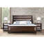Table de chevet style transitionnel avec finition espresso 1pc