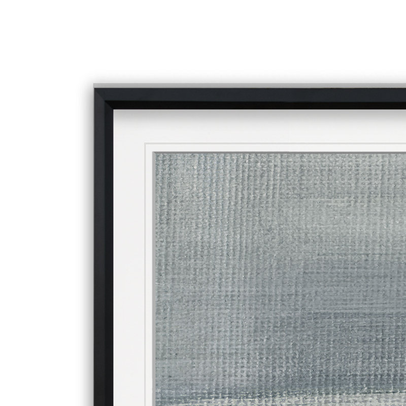 " Weathered IV ", 23" H x 23" W x 1.5" D, Black Framed