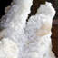 Stalactites autoportantes en calcédoine avec stilbite