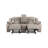 Reclining Glider Console - Grey