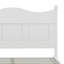 Ensemble de chambre pour grand lit 4 pièces Orrin, comprenant un lit plateforme rétro avec table de chevet et commode-1065249431