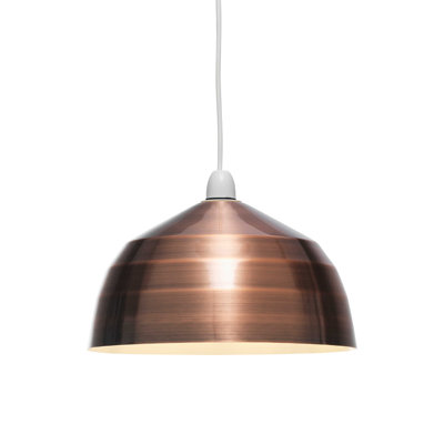 16 cm H Cylinder Pendant Shade ( Hook & Loop Fastener ) in Beige and Red